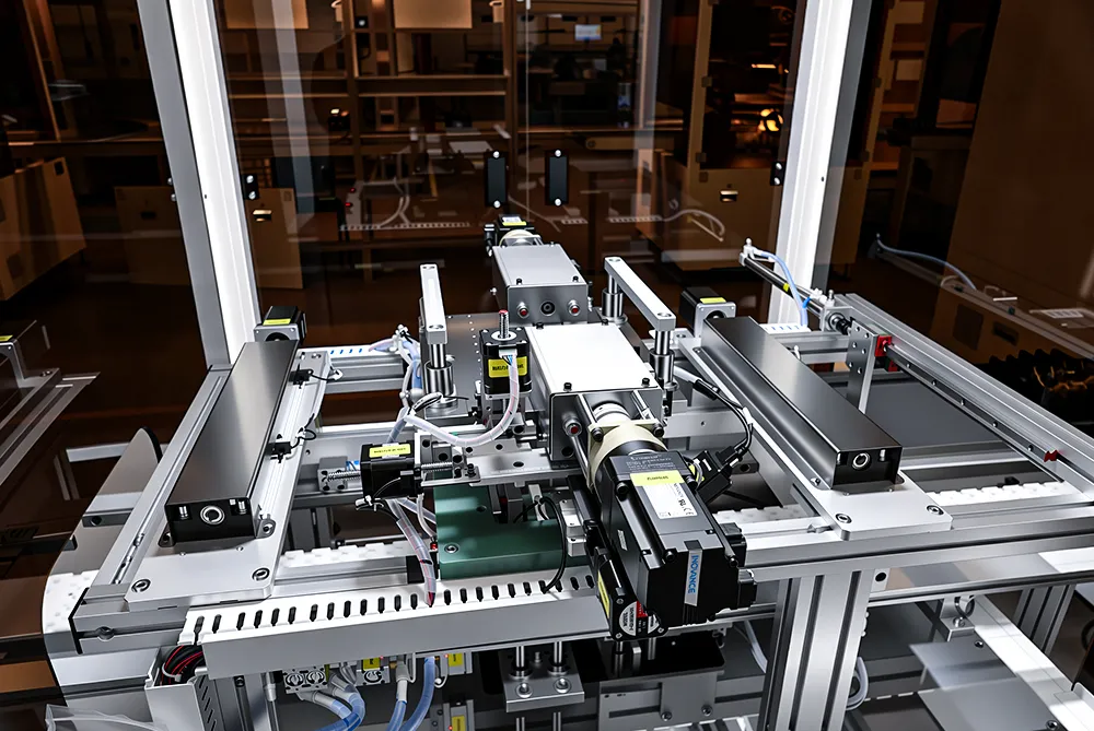 Testing line assembly